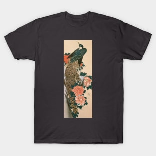 Peacock and Peonies T-Shirt